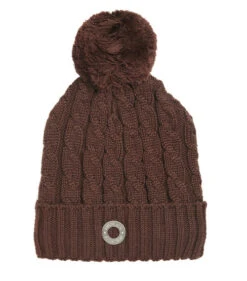 Kingsland Semira Cable Knit Hat -Equestrian Clothing Store semira knit hat brown black coffee 2230142656 6578 83779.1670878189