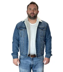 Men's Roper Sherpa Denim Jacket 9 Men's Roper Sherpa Denim Jacket -Equestrian Clothing Store sherpa denim jacket hero roper 60794.1669170038