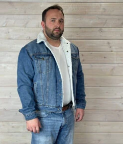 Men's Roper Sherpa Denim Jacket 8 Men's Roper Sherpa Denim Jacket -Equestrian Clothing Store sherpa denim jacket side roper 08948.1669169981