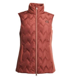 Kingsland Sia Insulated Vest -Equestrian Clothing Store sia body warmer vest hot chocolate front 2230163609 5029 kingsland 03945.1667000760