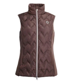 Kingsland Sia Insulated Vest -Equestrian Clothing Store sia vest coffee front 2230163609 6578 KL 25843.1667003344