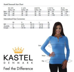 Kastel Denmark 1/4 Zip Sun Shirt - Solid Colors -Equestrian Clothing Store size chart kastel denmark 75316.1615924671