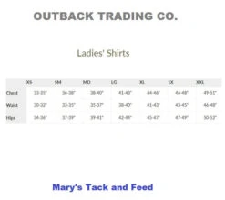 Outback Trading Dawn Print Fleece Jacket -Equestrian Clothing Store size chart ladies shirt outback 34212.1636227943