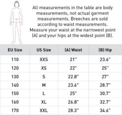 Horze Kids Allison Denim Breeches Full Seat -Equestrian Clothing Store size chart measuring kids horze 2 88547.1654111852