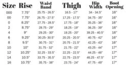 Kimes Ranch Betty 17 Jean -Equestrian Clothing Store size guide betty 17 kimes ranch 85627.1686012906