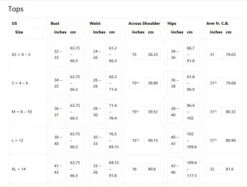 Goode Rider RIDE Sweater -Equestrian Clothing Store size guide 12641.1665773775