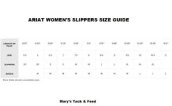 Ariat Snuggle Slippers -Equestrian Clothing Store slippers size guide ariat 34877.1639096025