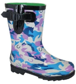 Kids Smoky Mountain Rubber Rain Boots 9 Kids Smoky Mountain Rubber Rain Boots -Equestrian Clothing Store smoky mtn kids boot horses blu purple 41436.1661200090