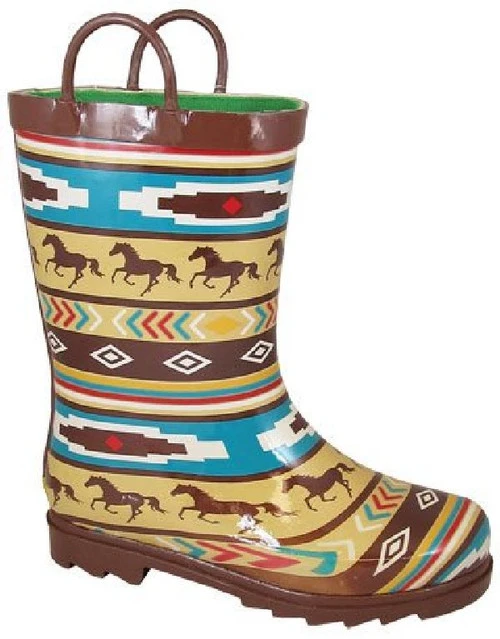 Kids Smoky Mountain Rubber Rain Boots 3 Kids Smoky Mountain Rubber Rain Boots
