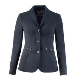 B Vertigo Sonia Show Jacket -Equestrian Clothing Store sonia softshell show jacket navy front bvertigo 40981.1598206831