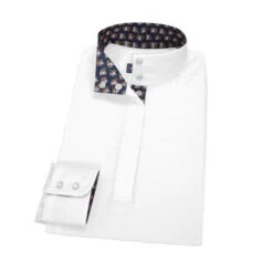 Essex Classics Talent Yarn Shirt Straight Collar -Equestrian Clothing Store straight collar LS monkeys ESL13W1 essex 73032.1660255453