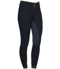 Cavalleria Toscana Suede Full Seat Breeches 11 Cavalleria Toscana Suede Full Seat Breeches -Equestrian Clothing Store suede seat high rise breech navy side PAD156 JE010 7001 CT 34520.1633562252
