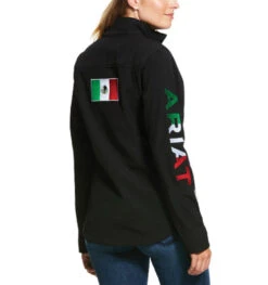 Ariat Team Softshell Mexico Jacket 14 Ariat Team Softshell Mexico Jacket -Equestrian Clothing Store team mexico jacket black back 10031428 ariat 33463.1673560274