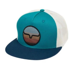 Kimes Ranch The Graduate Trucker Hat -Equestrian Clothing Store the graduate trucker hat teal hero 842606178963 kimes 20119.1684196149