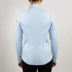 Irideon Kids Thermaluxe Quarter Zip Top -Equestrian Clothing Store thermaluxe lt wt top wave back 30 7111 WV irideon 88631.1666388225