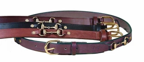 Tory Leather English Snaffle Bit Belt 3 Tory Leather English Snaffle Bit Belt