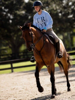 TKEQ TROT Crew Sweatshirt -Equestrian Clothing Store trot sweatshirt coast riding TKEQ 24302.1688590006