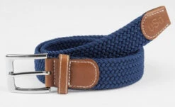USG Casual Stretch Belts -Equestrian Clothing Store usg casual stretch belt solid navy 60526.1589058459