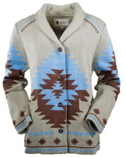 Outback Trading Willa Cardigan -Equestrian Clothing Store willa cardigan gray front 40219 outback 55729.1666905412