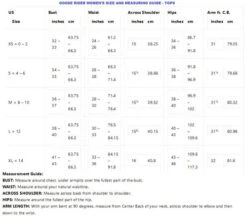 Goode Rider RIDE Hoodie -Equestrian Clothing Store womens size measure guide tops goode rider 25694.1684531309