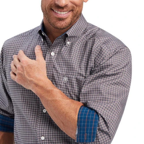 Men's Ariat Wrinkle Free Shirt Long Sleeve 11 Men's Ariat Wrinkle Free Shirt Long Sleeve - Image 9