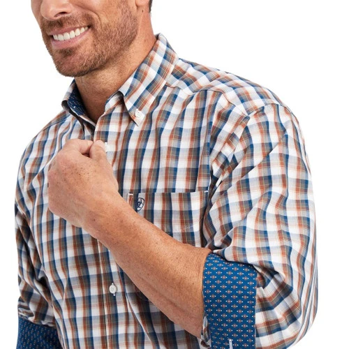 Men's Ariat Wrinkle Free Shirt Long Sleeve 9 Men's Ariat Wrinkle Free Shirt Long Sleeve - Image 7