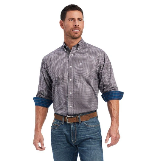 Men's Ariat Wrinkle Free Shirt Long Sleeve 4 Men's Ariat Wrinkle Free Shirt Long Sleeve - Image 2
