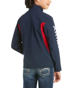 Ariat Youth New Team Softshell Jacket -Equestrian Clothing Store youth team softshell navy back 10019268 ariat 29351.1641431264